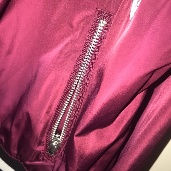 MAROON/BURGUNDY RAIN JACKET FROM JUSTICE BRAND NEW - Picture 6 of 7